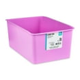thumbnail image 1 of Pen+Gear Small Plastic Desktop Organizer Cubby Bin, Violet Glow, 8-Pack, 1 of 5