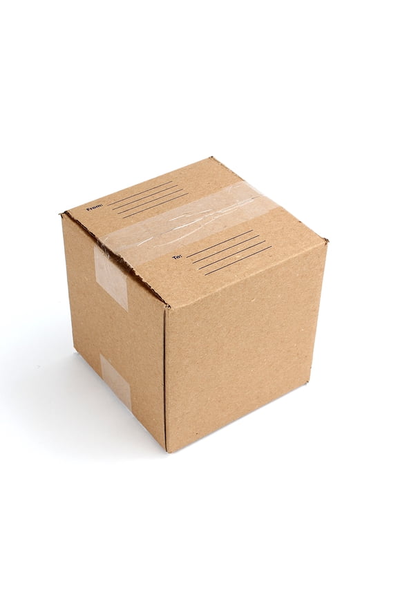 Small Shipping Box, Kraft, 6L x 6W x 6H