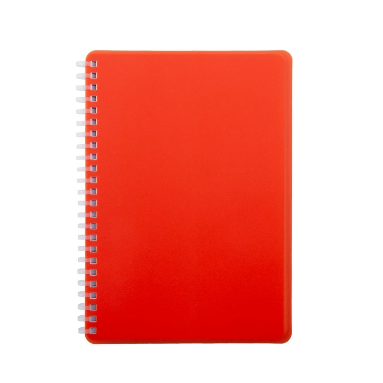 Pen+Gear Soft Coil Journal, Red, 160 Pages, Material Poly
