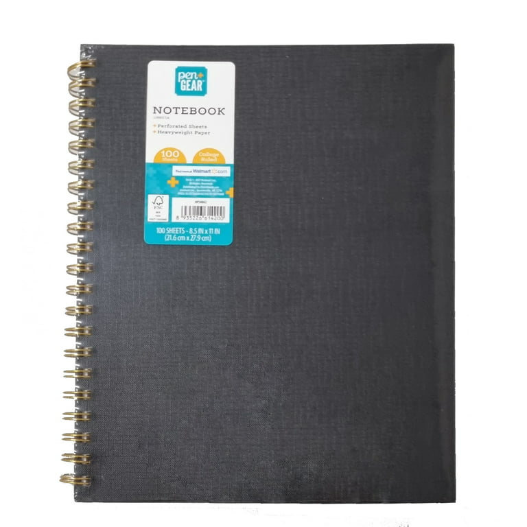 Black Notebook with Silver and Golden Pen Only – BLKREV