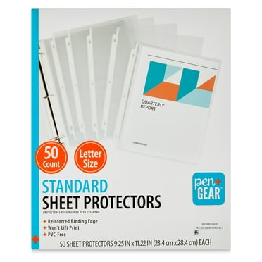 Pen + Gear Standard Sheet Protectors 50 Sheets, 8.5-inches x 11-inches