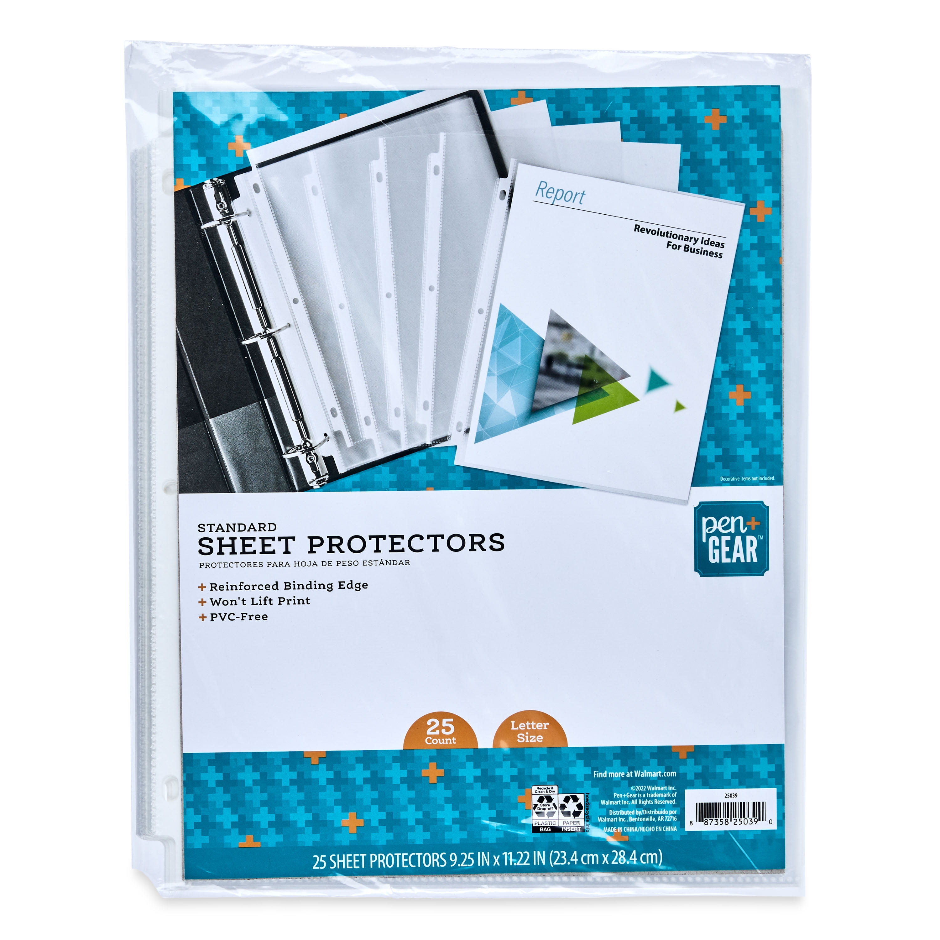 Acrux7 300 Pack Sheet Protectors 8.5 x 11 Page Algeria