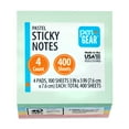 thumbnail image 1 of Pen+Gear Assorted Pastel Sticky Notes, 3" x 3", 400 Sheets, 4 Pads, 1 of 5
