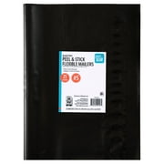 Pen+Gear Self-Seal Poly Flexible Mailers, #5 (10.5 in. x 16 in.), Black, 25 Count