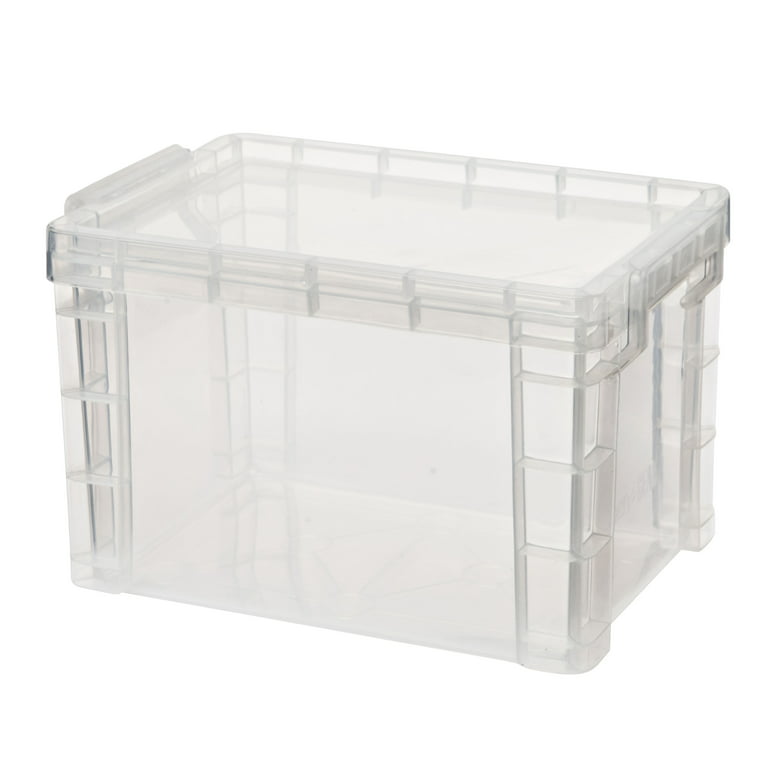 12Pcs Transparent Storage Box Set Plastic Trading Card Storage Box Portable  Small Items Organizer with Lid Reusable - AliExpress