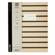 Pen+Gear Textured Stripe Journal, 8 x 10, 160 Ruled Pages, Adult