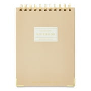 Pen+Gear College Ruled Journal, Top Spiral, Dusky Taupe, 160 Pages, 6.02" x 8.46"