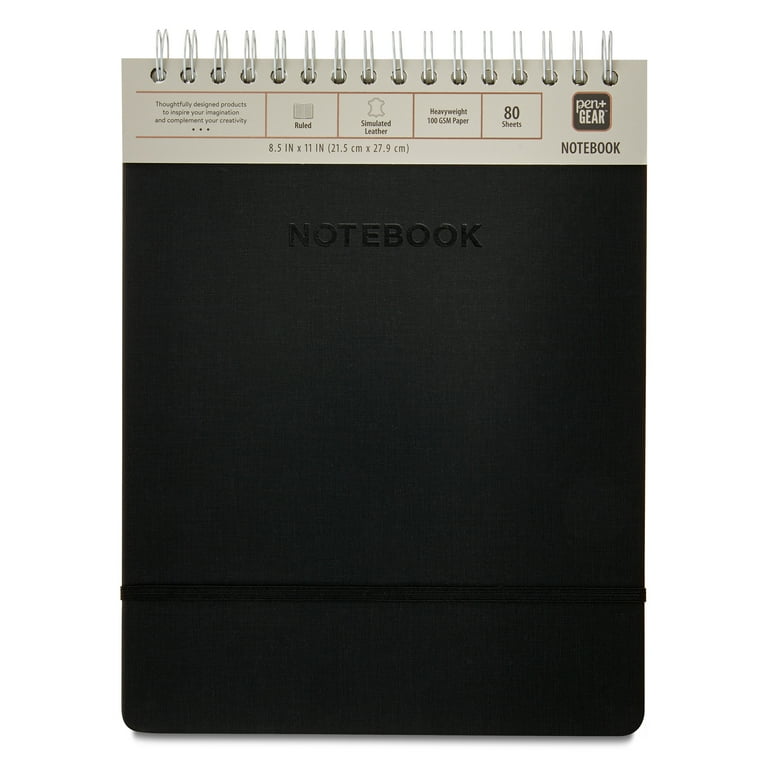 ୨୧はるページ Pen+Gear Simulated Leather Journal, Black, 5