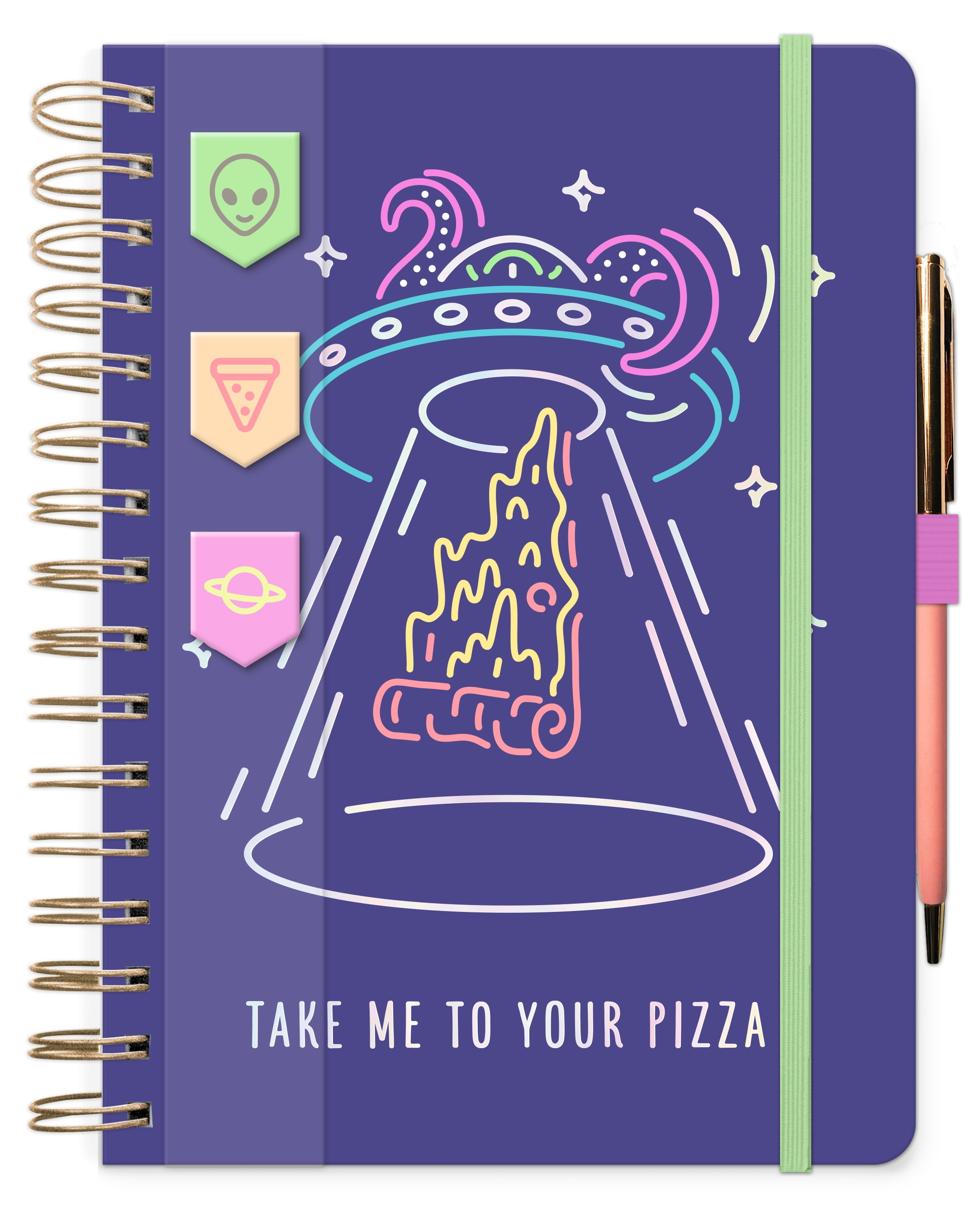 Pen + Gear Twin Wire Bound Journal with Magnetic Bookmarks, 6 in x 825 in, 192 pages