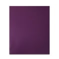 thumbnail image 1 of Pen + Gear Two Pocket Paper Folder, Solid Purple Color, Letter Size, 1 of 5