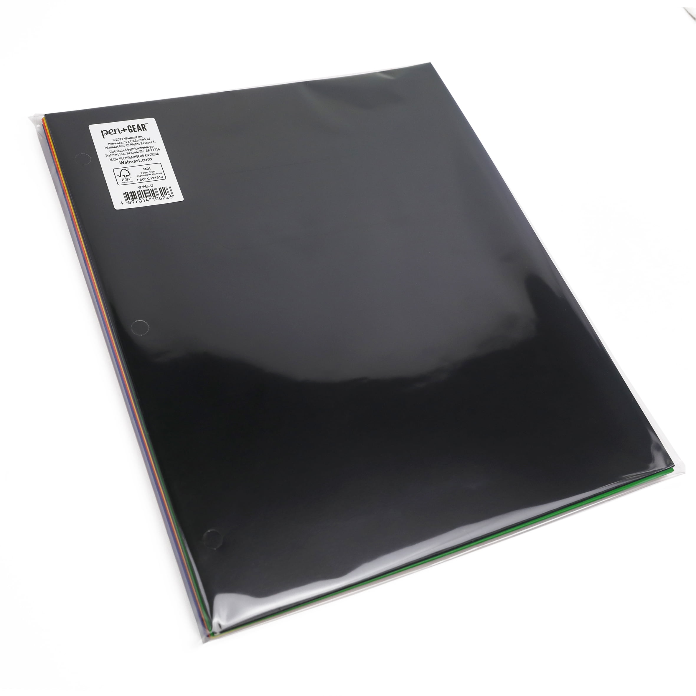 Walmart savings: Pen+Gear Two Pocket Paper Folders, 7 Count, Assorted Colors, Letter Size, "New" Condition