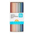 Pen + Gear Undated Daily Planners, MultiColor, 3.5 in x 5 in, 12 Count