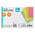 thumbnail interactive-video image 1 of Pen+Gear Unruled Index Cards, Neon, 100 Count, 4" x 6", 1 of 6