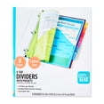 thumbnail image 1 of Pen+Gear Vibrant Color 8-Tab Dividers with Pockets, 1 of 6