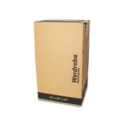 Pen + Gear Wardrobe Box, Kraft Moving and Storage Box, 20 in. L x 20 in. W x 34 in. H, 4 Count