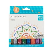 Pen+Gear Washable Glitter Glue Pen, 10.5ml 8 Ct Total 0.185 lb, Blue, Red, Pink, Etc, Nontoxic craft