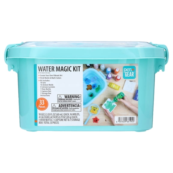 Pen+Gear Water Magic Kit, 33 Pieces, Ages 3+