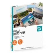 Pen+Gear White Glossy Inkjet Photo Paper, 8.5" x 11", 8.5 Mil, 50 Sheets, New