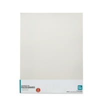 Pen+Gear White Heavyweight Grid Poster Board, 22" x 28", 5-Pack for Projects, Signs & Crafts