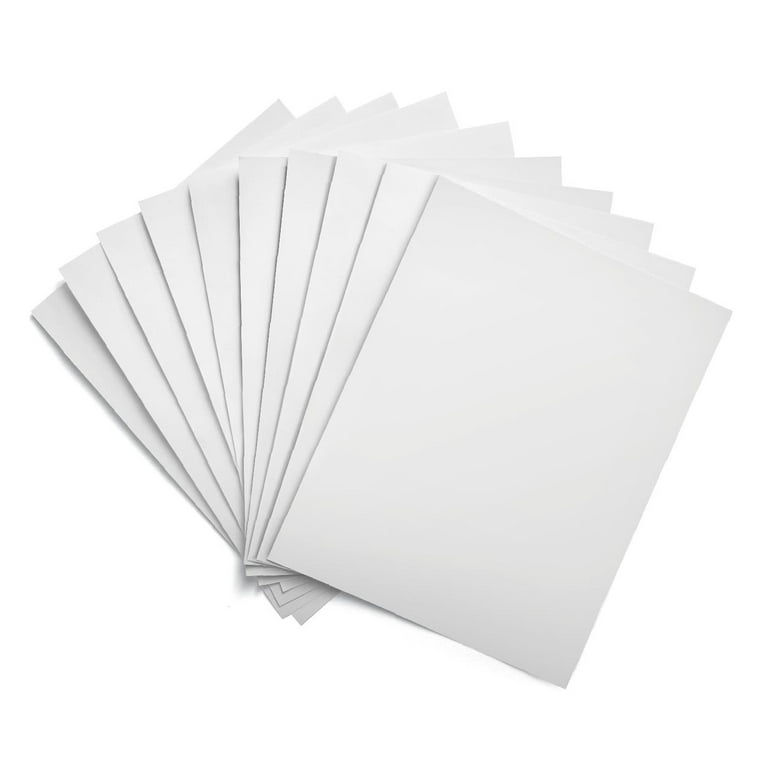 Qty= 100 (10 Packs of 10): Office Depot White Poster Board 22 x 28 P/N  858-277