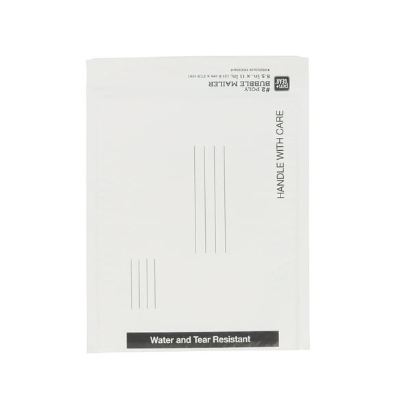 Pen+Gear White Self-Sealing Poly Bubble Mailers, 8.5" x 11", 30 pack