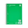 thumbnail image 1 of Pen + Gear Wide Ruled 5-Subject Notebook, 8" x 10.5", Green, 180 Sheets, 1 of 5