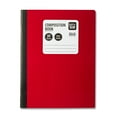 thumbnail image 1 of Pen+Gear Wide Ruled Composition Notebooks, 9.75 Inch x 7.5 Inch, Red, 80 Sheets, 1 of 6