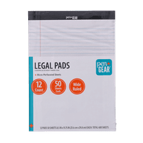 The Big Ta-Do Notepad, List-Management Format, Papaya Headband, 52 White/Multicolor 7 x 14 Sheets