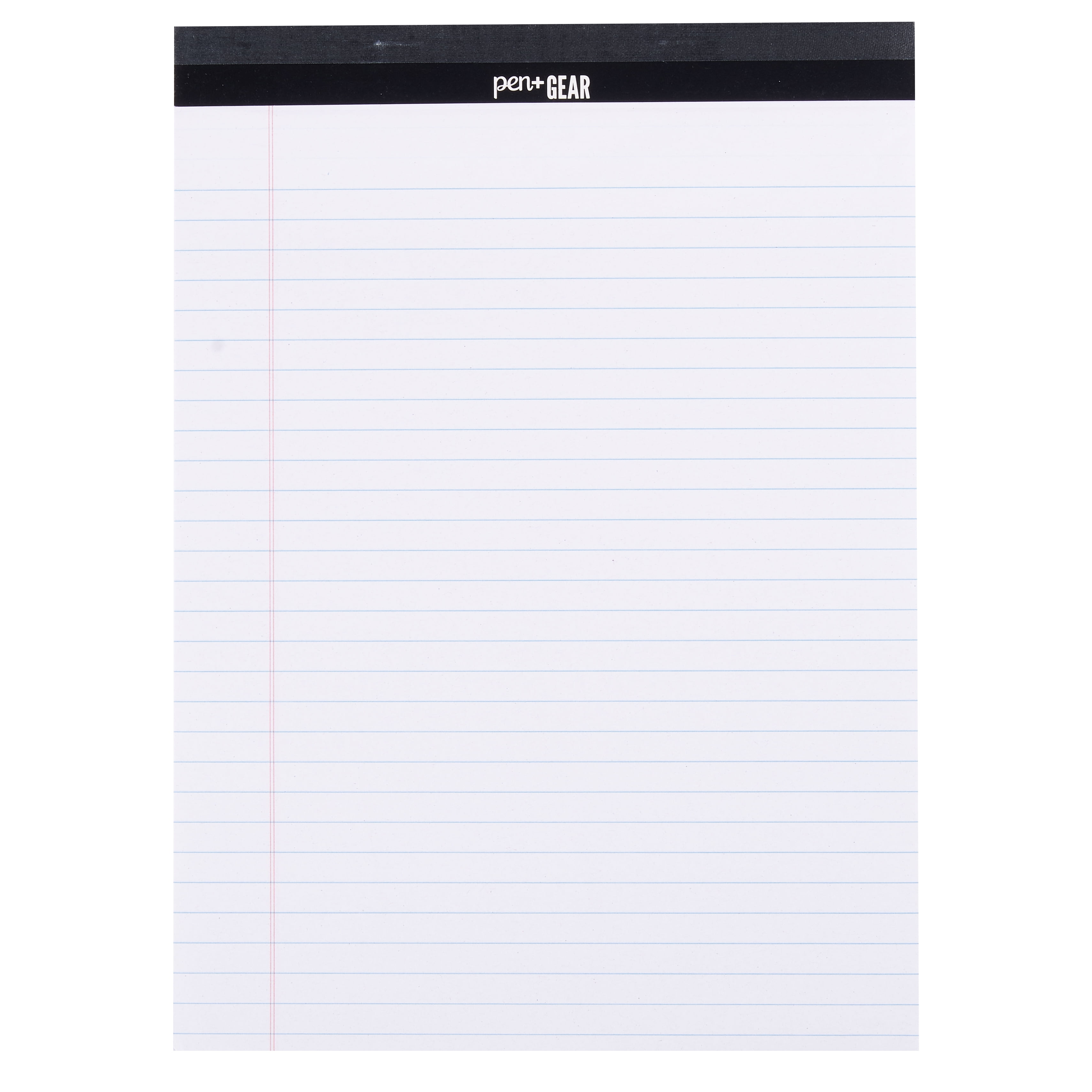 Pen + Gear Wide Ruled Legal Pads, White, 3 Count 