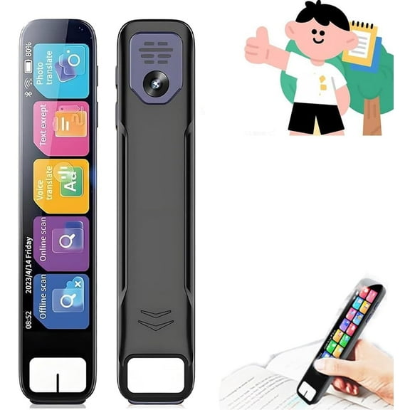 Pen Gpt, Chat Gpt Pen, Ai Scanning Smart Pens, Ai Pens, Instant Answers, Offline Translation, Multipurpose Translation Device for Math, History More, Text Scanner 150 Languages