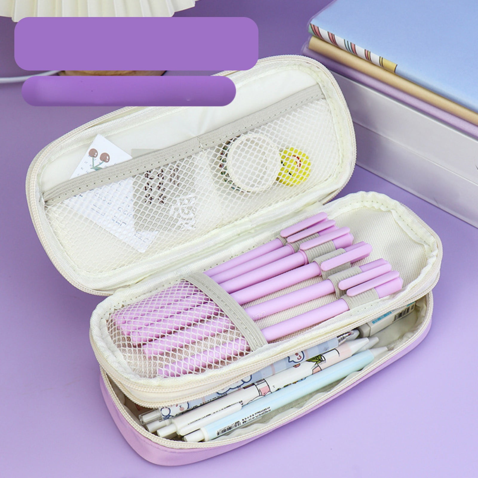 Pen Holder Clip for Shirt Macaron Insp.ired Composite Fabric Pen Bag