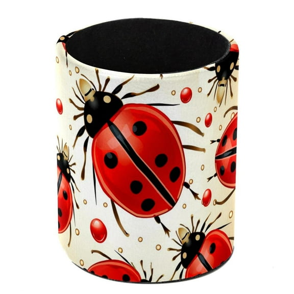 Pen Holder Cup Pencil Cup Holder for Office Ladybird Desk Organizer