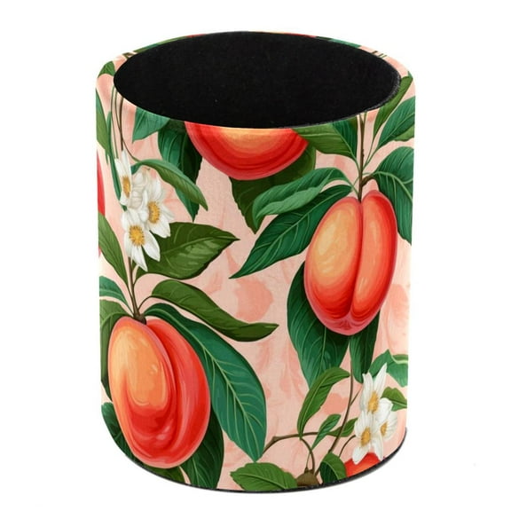 Pen Holder Cup Pencil Cup Holder for Office Peach Desk Organizer