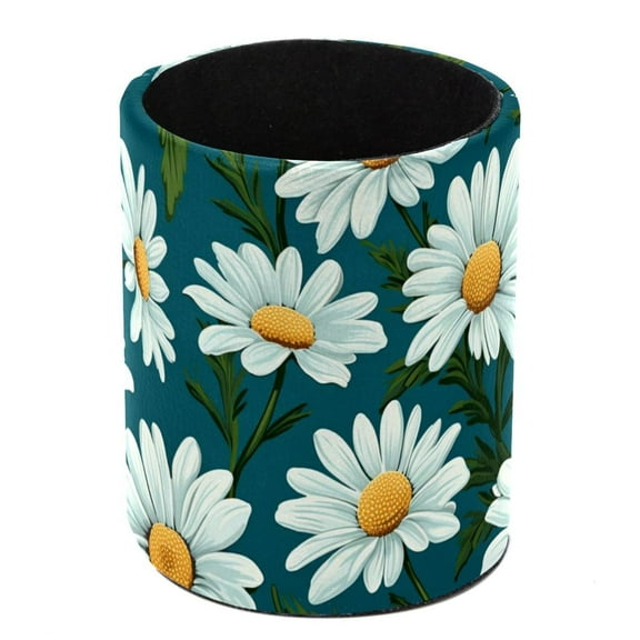Pen Holder Cup for Desk, Daisy Pencil Cup Holder for Desk Office Pen Organizer