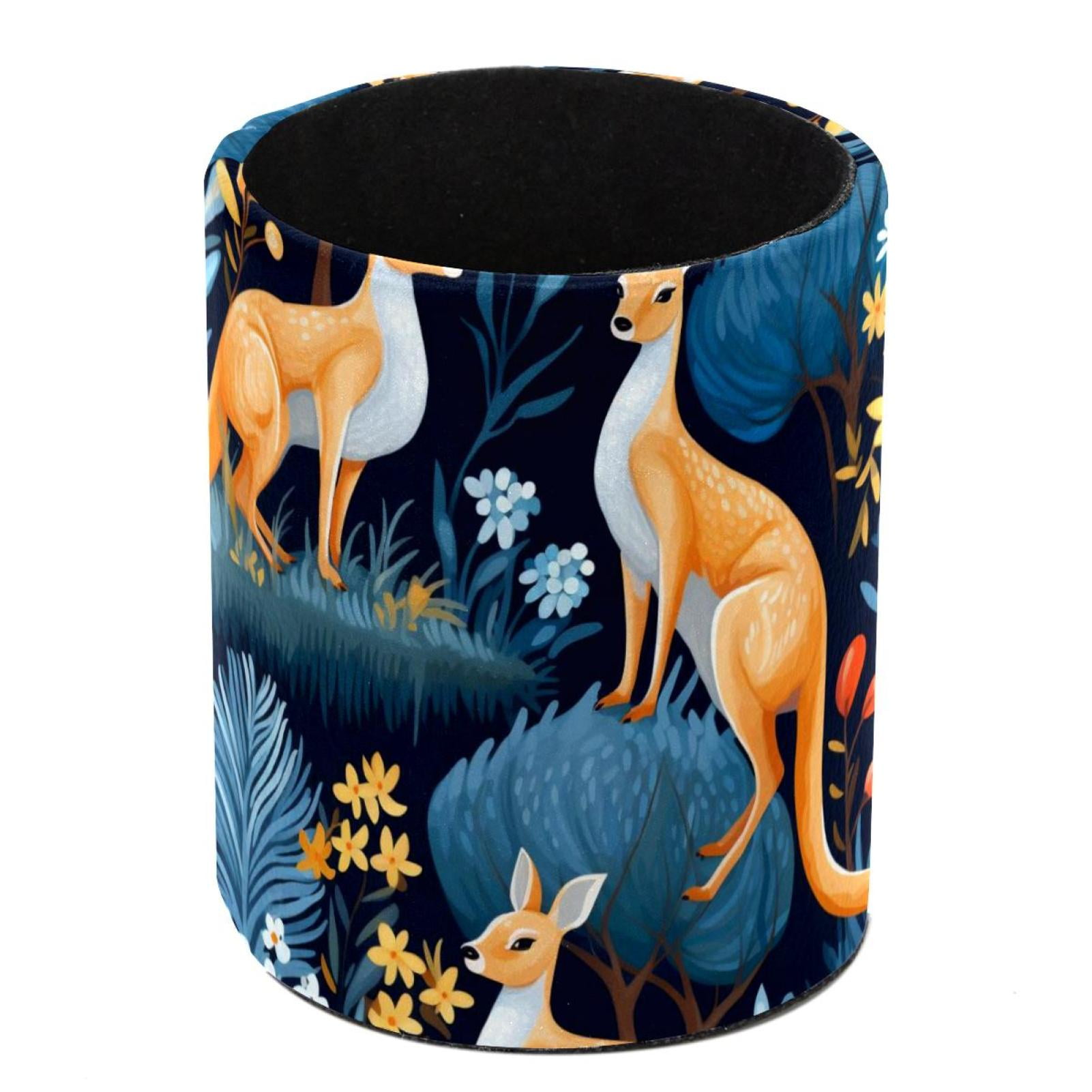 Pen Holder Cup for Desk, Kangaroo Pencil Cup Holder for Desk Office Pen ...