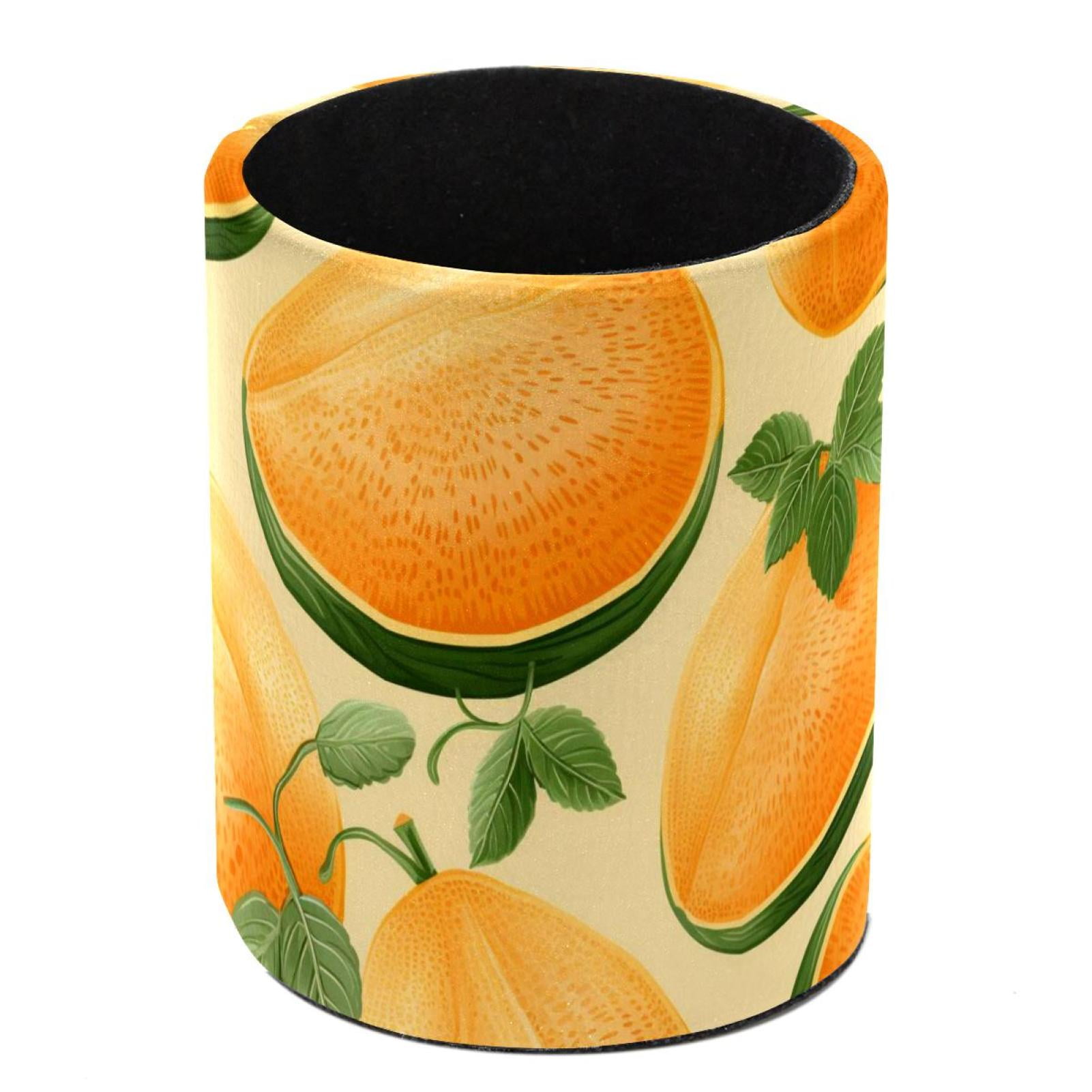 Pen Holder for Desk, Hami Melon Pencil Holder Pen Cup Marker Holder ...