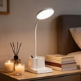 thumbnail image 1 of Pen Holder Desk Lamp LED, Eye Protection Rechargeable Learning Light, Plug In College Dormitory Reading Lamp by PALIFEUR, 1 of 7