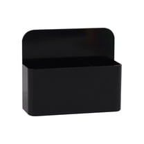 Pen Holder, Dry Erase Marker Holder for Whiteboard Fridge, Marker Organizer Locker Accessories, Black