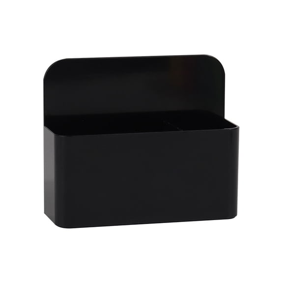 Pen Holder, Dry Erase Marker Holder for Whiteboard Fridge, Marker Organizer Locker Accessories, Black