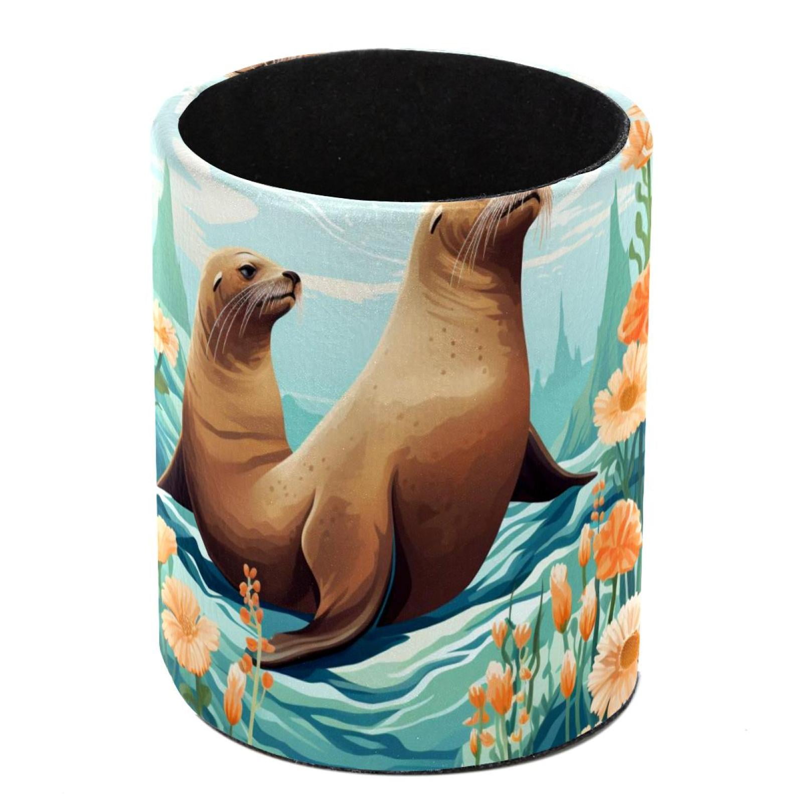 Pen Holder For Your Desk, Pencil Holder Organizes All Pens, Sea Lion ...