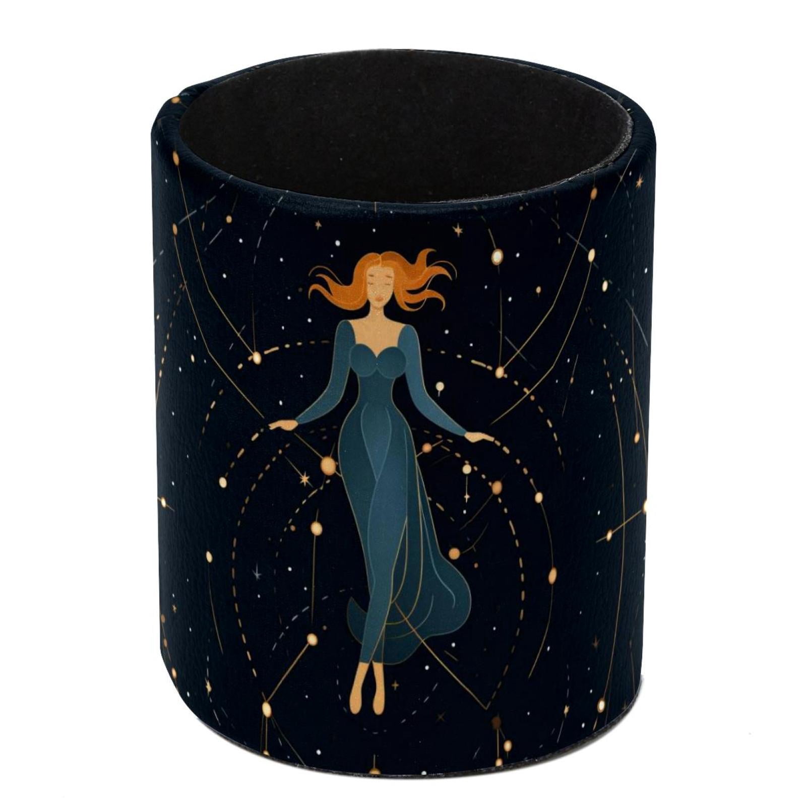 Pen Holder, Gemini Zodiac Signs Pencil Holder for Desk Makeup Organizer ...