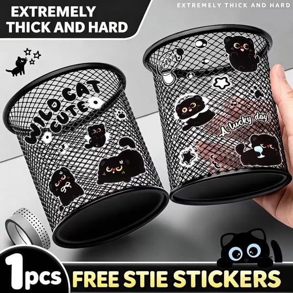 Pen Holder, Mesh Pencil Holder, Back to School Supplies, Metal Pen Cup Organizer for Office, Desk