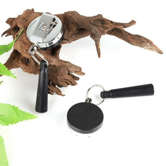 Pen Holder - Pen Pencil Holder Retractable Stainless Steel Silicone ABS Anti Lost Rope Key Ring Chain Belt Clip for Lanyard Key Rings Crafting