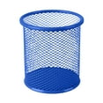thumbnail image 1 of Pen Holder,Pencil Holder,Pencil Holder Cup for Desk, Black Metal Pen Holder, Mesh Pen Organizer for Home Office, Desk Accessories Pencil Container(Navy 4IN), 1 of 5