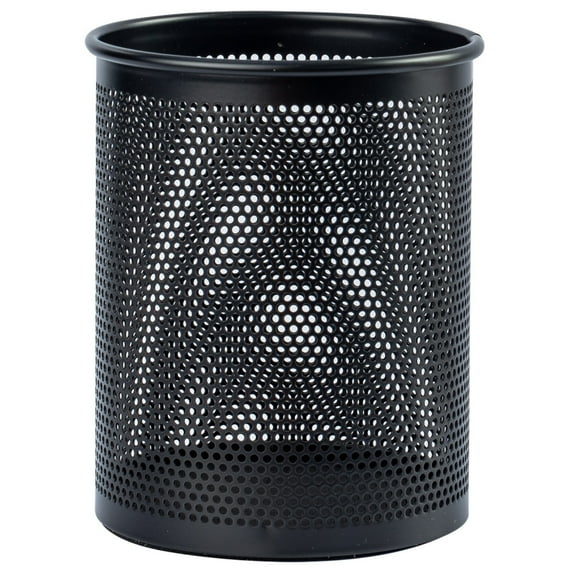 Pen Holder Wire Mesh Pencil Holder Metal Pencil Holder for Desk Office Pen Organizer Black