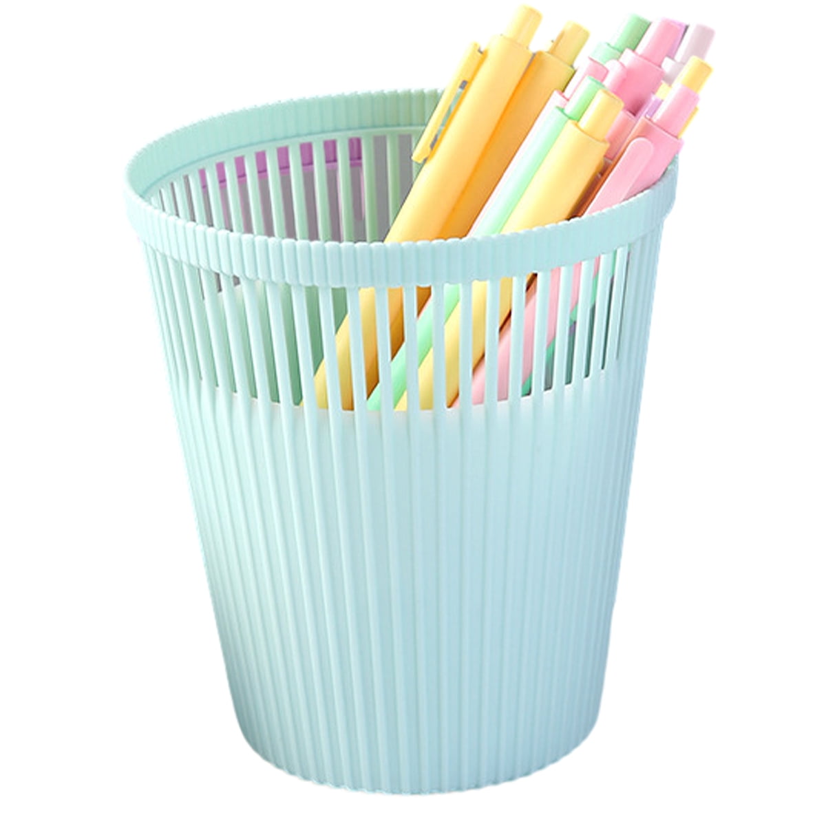 Pen Holder for Desk, Make Up Brush Holder Wire Pencil Cup Holders,blue