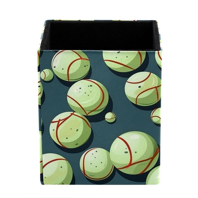 Pen Holder for Desk, Pencils Cups Case, Tennis Pen Pencil Holder