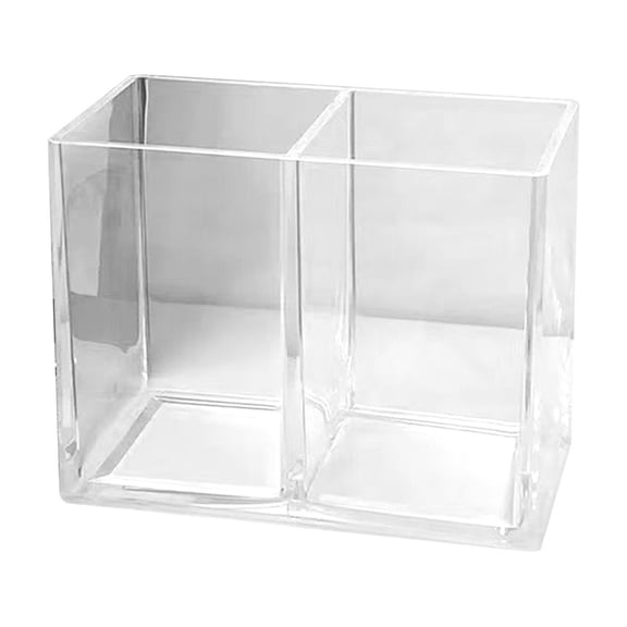 Pen Holder with Divided Compartments for Cosmetics and Stationery in Home or Office