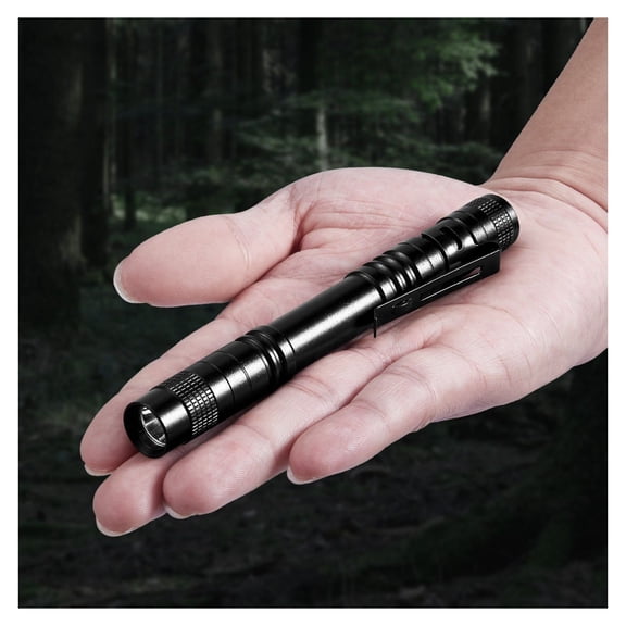 Pen Light, 2-Pack 100 Lumens Pocket Flashlight with Clip, IPX4 Waterproof Portable Penlight, Compact and Lightweight for Tight Spaces, Work, Inspection, Emergency, Mechanics, Outdoor Use