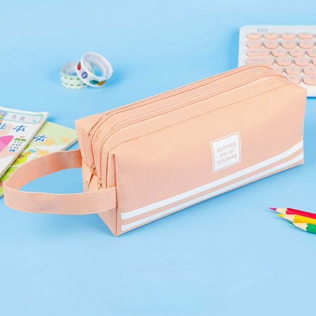 Pen Loading Lowprice! Hanzidakd Canvas Pencil Case Bag Large Big